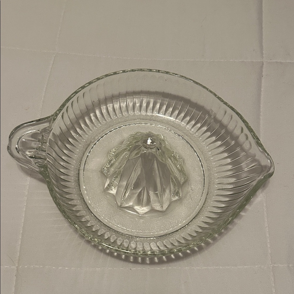 Vintage Glass Citrus Juicer